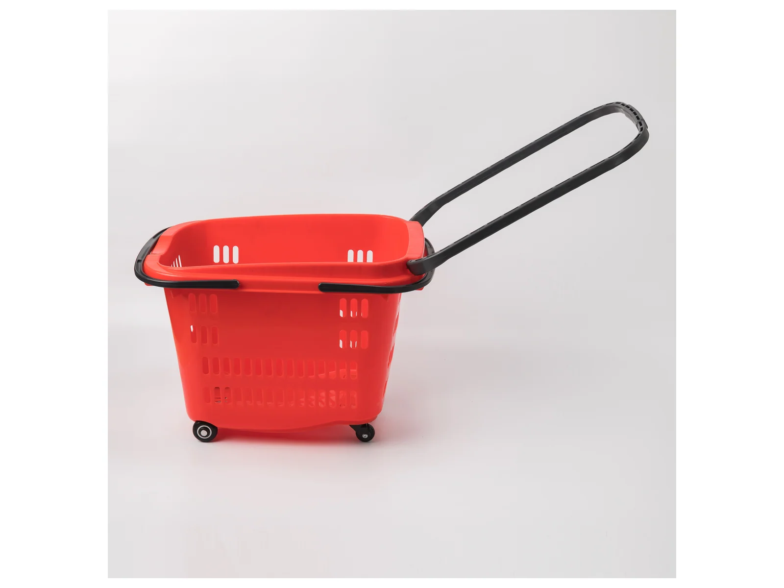 四轮矮款拉杆购物篮图片 3